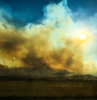 Sun and Wildfire Smoke
